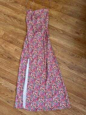 RESA Floral Spaghetti Strap Dress XS